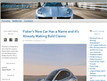 Tablet Screenshot of fiskerbuzz.com